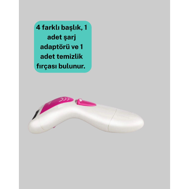 Şarjlı Epilatör ve Ayak Törpüsü Seti