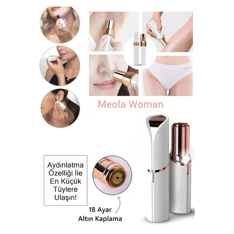 Yüz Vucut Epilasyon Aleti - Bıyık Alma Epilatörü - Yüz Epilatör - Bıyık Tüy Alma Aleti