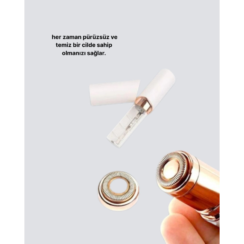 Taşınabilir Yüz ve Kaş Epilatörü  Acısız Tüy Temizleme