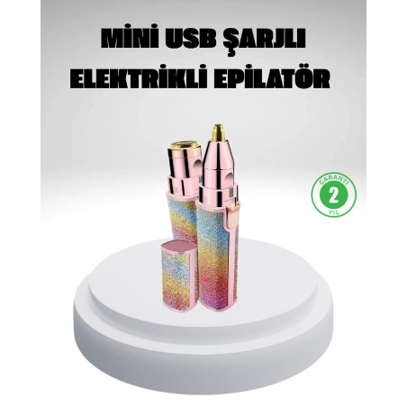 Şarjlı Mini Yüz ve Kaş Epilatörü  Ağrısız ve Hassas Temizlik
