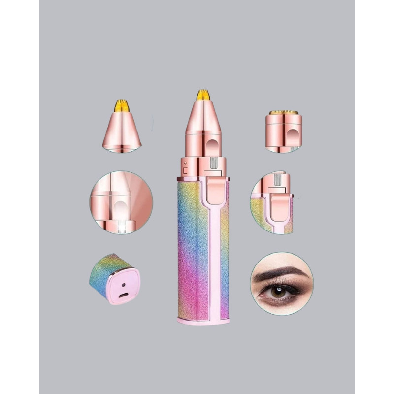 Mini Yüz ve Kaş Epilatörü  8000 RPM Güçlü Motor ve Paslanmaz Çelik Başlık