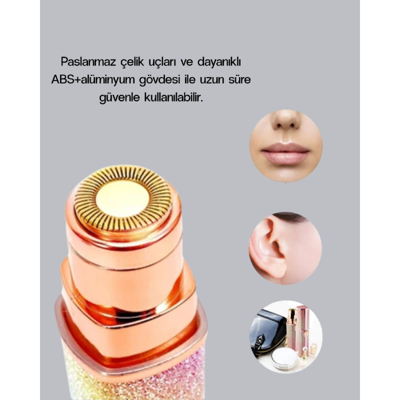 Şarjlı Mini Yüz ve Kaş Epilatörü  Ağrısız ve Hassas Temizlik