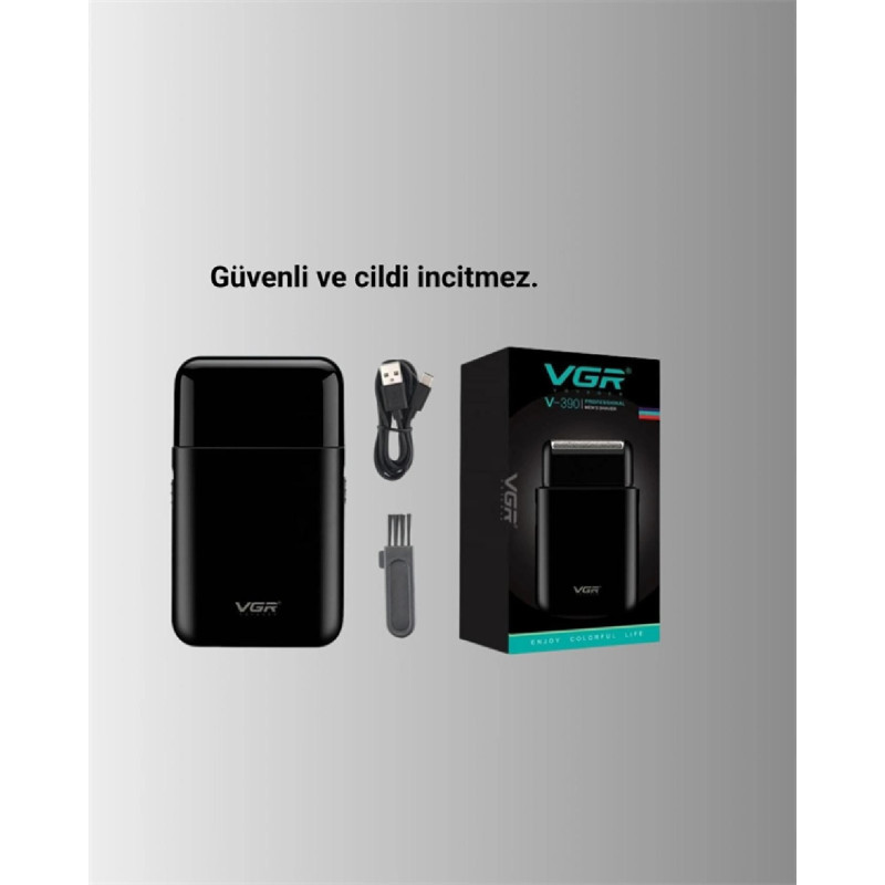 USB Şarjlı Traş Makinesi  Piston  Ağ Başlık, 600 mAh Batarya