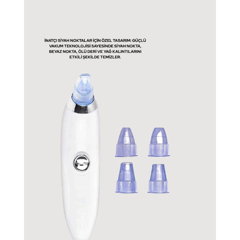 Mikro Kristal Başlıklı Siyah Nokta Temizleme Cihazı  Vakum Gücüyle Gözenek Sıkılaştırıcı