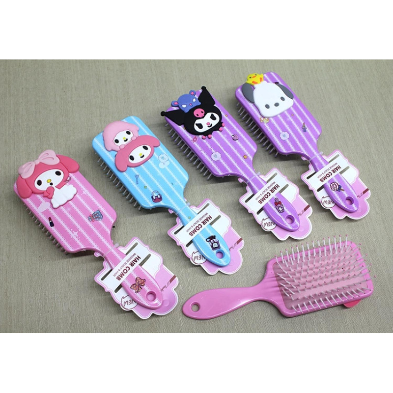 Kuromi, Hello Kitty, Cinnamon, My Melody Saç Tarağı Model 2