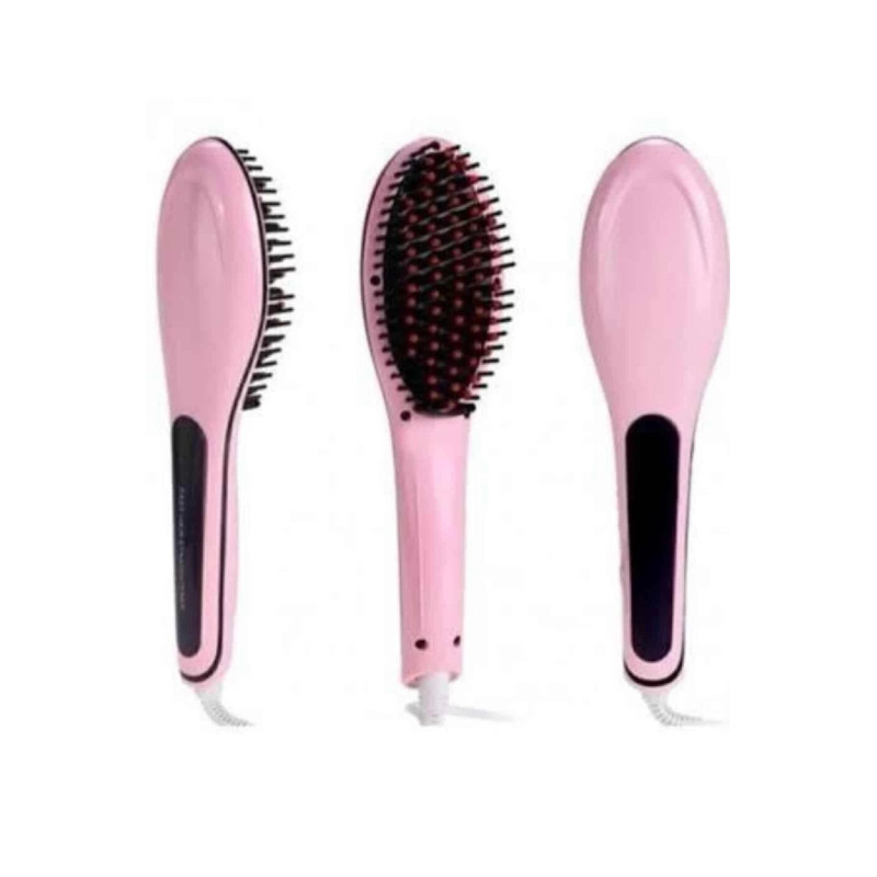 Saç Fırça Akıllı LCD Ekran Pratik Saç Düzleştirici Tarak Pratik Taşınabilir
