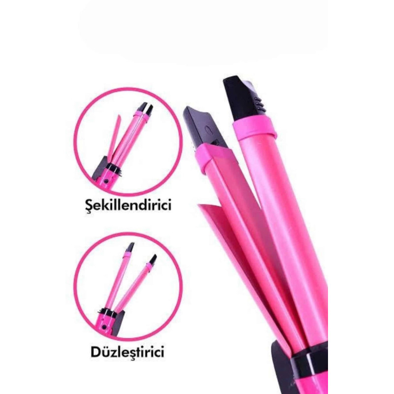 Saç Şekillendirici Düzleştirici ve Maşa Özellikli Şekillendirici Seramik Kaplama