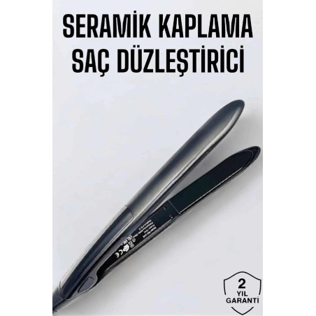 Saç Düzleştirici Led Ekranlı Isı Ayarlı Seramik Kaplama Profesyonel