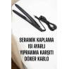 Saç Düzleştirici Isı Ayarlı Döner Kablo Yıpranma Karşıtı