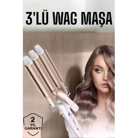 Wag Maşa Negatif İyon Teknolojili Isı Ayarlı Saç Maşası