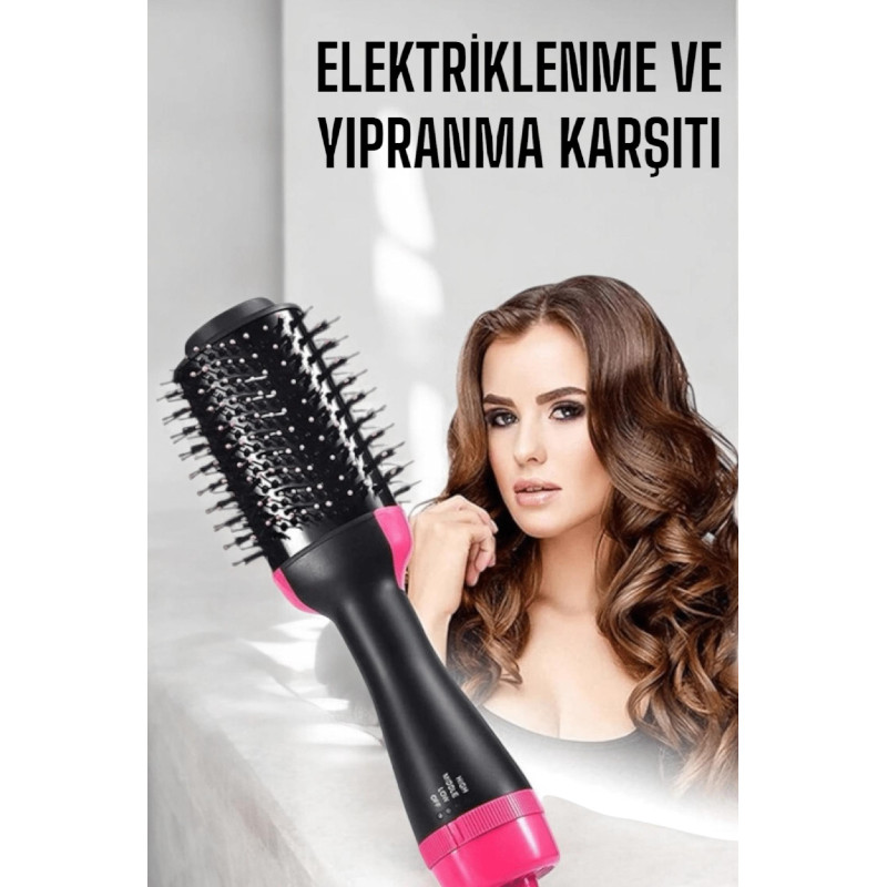 Fön Tarak Elektriklenmeyi Önleyen ve Parlaklık Veren Saç Şekillendirici