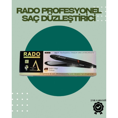 Rado RD-446  Titanyum Seramik, 2.5 Metre Kablo, Hızlı Isınan Saç Düzleştirici