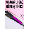 Saç Düzleştirici Isı Ayarlı Seramik Kaplama Döner Kablo Yıpranma Karşıtı