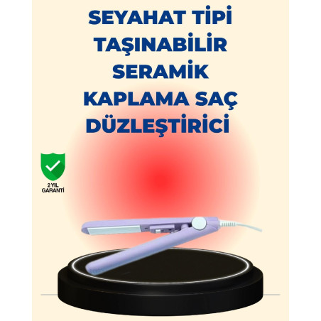 2 si 1 Arada Saç Düzleştirici ve Bukle Maşası  Düz ve Kıvırcık Saçlara Uygun Çok Yönlü Kullanım