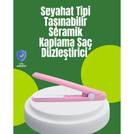 Yüzer Plakalı Kompakt Bukle Maşası  Elastik Tutuculu, Saç Dostu Profesyonel Tasarım