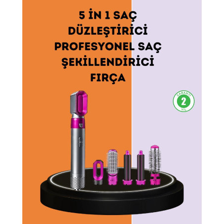 Çok Fonksiyonlu Saç Kurutma ve Şekillendirme Makinesi 5 Başlık