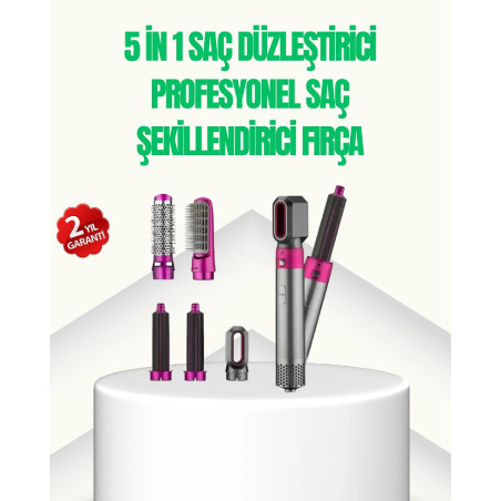 5 i 1 Arada Profesyonel Saç Şekillendirici Tek Cihazla Sınırsız Stil