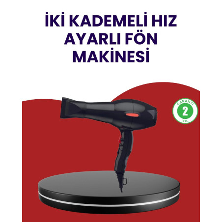 Profesyonel 2200W Saç Kurutma Makinesi Yüksek Performans