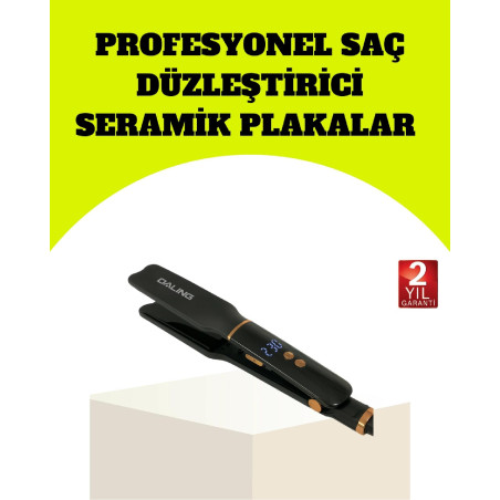 Saç Düzleştirici 30 Saniyede Isınma Hafif ve Portatif Tasarım