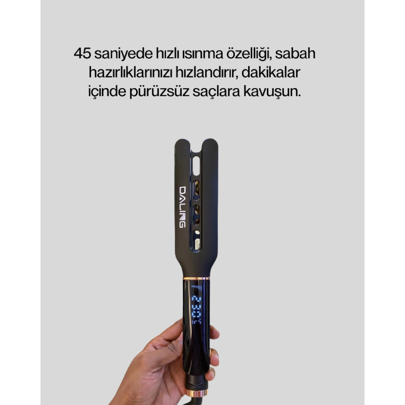 Kadın Saç Düzleştirici Seyahat Dostu 5 Kademeli Isı Kontrolü