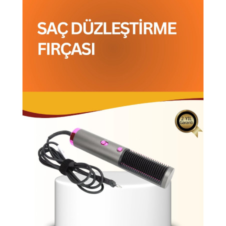Çok Yönlü Kullanıma Uygun Saç Kurutma ve Düzleştirme Fırçası