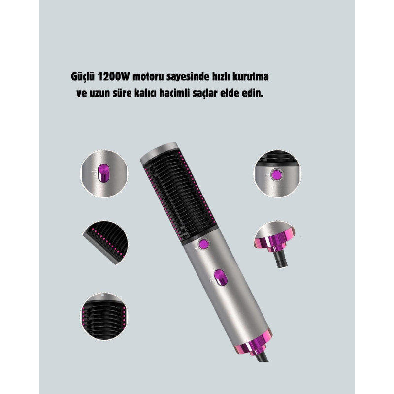 Elektriklenme Önleyici İyonik Saç Şekillendirme Fırçası