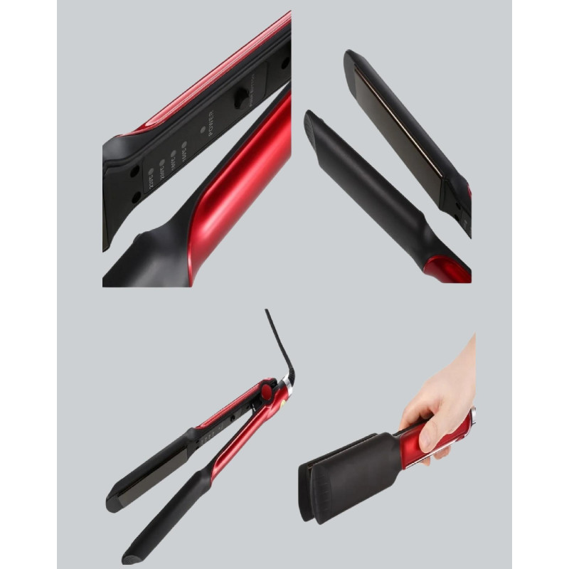 Profesyonel Titanyum Saç Düzleştirici  Ayarlanabilir Isı ve Hızlı Isınma Özellikli