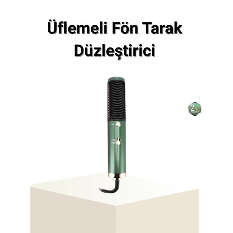 Seramik Plakalı Saç Düzleştirici  200 C Ayarlanabilir Isı, İyon Teknolojisi
