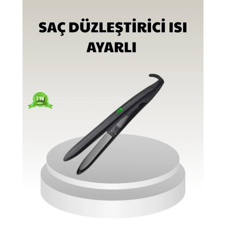 Dijital Ekranlı Isı Ayarlı Saç Düzleştirici  Titanyum Plaka, Seyahat Dostu Tasarım
