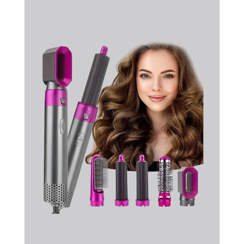 5 i 1 Arada Saç Şekillendirme Makinesi Hızlı Kuruma ve Kuaför Kalitesinde Sonuç