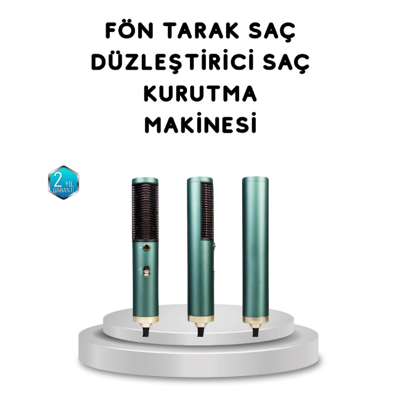 İyon Teknolojili Profesyonel Saç Kurutma ve Şekillendirme Makinesi 360 Dönebilen